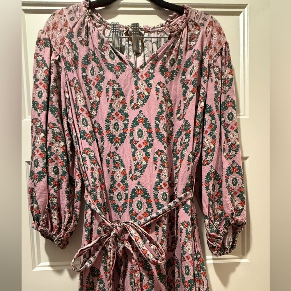 Knox Rose Pink Floral Paisley Dress